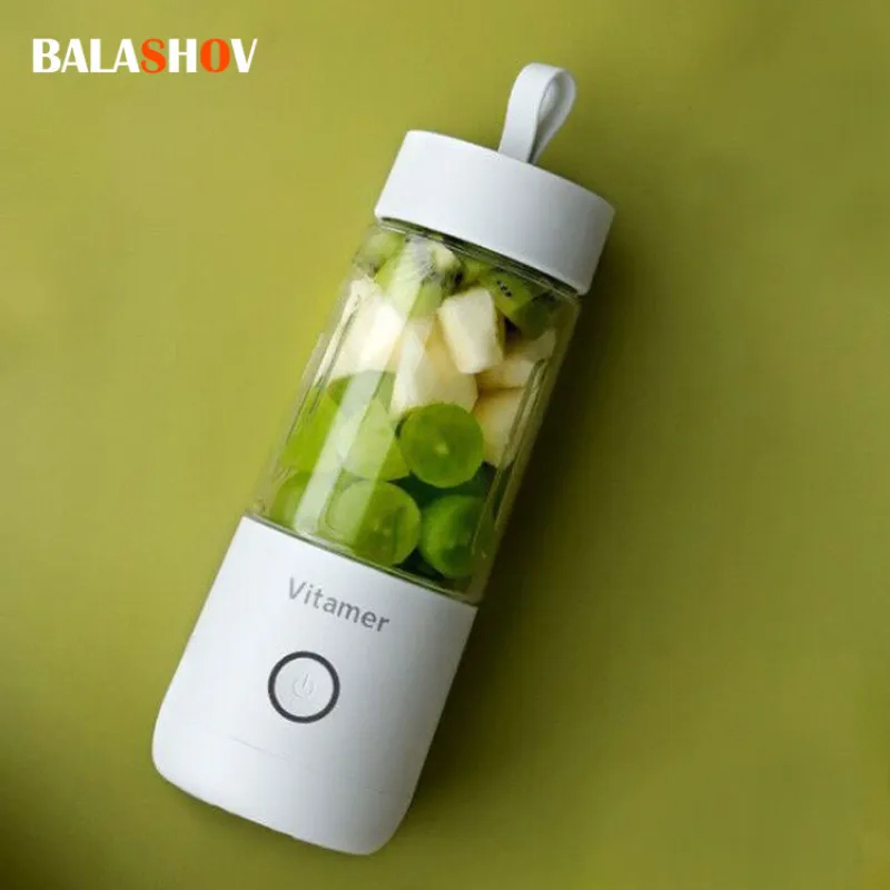 350ml Wireless Electric Fruit Juicer USB Rechargeable Smoothie Blender Machine Mini Fruit Mixer Cup Juicing Cup Kitchen Mixer