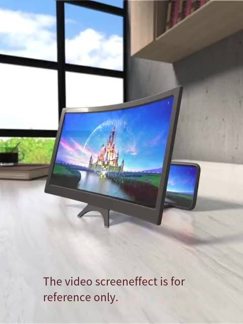L6 Curved phone screen Amplifier 12 "Curved phone screen magnifier ultra clear