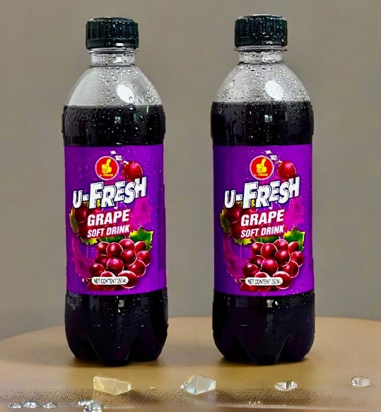 U-Fresh Carbonated ALL Flavors Soft Drink 350ml