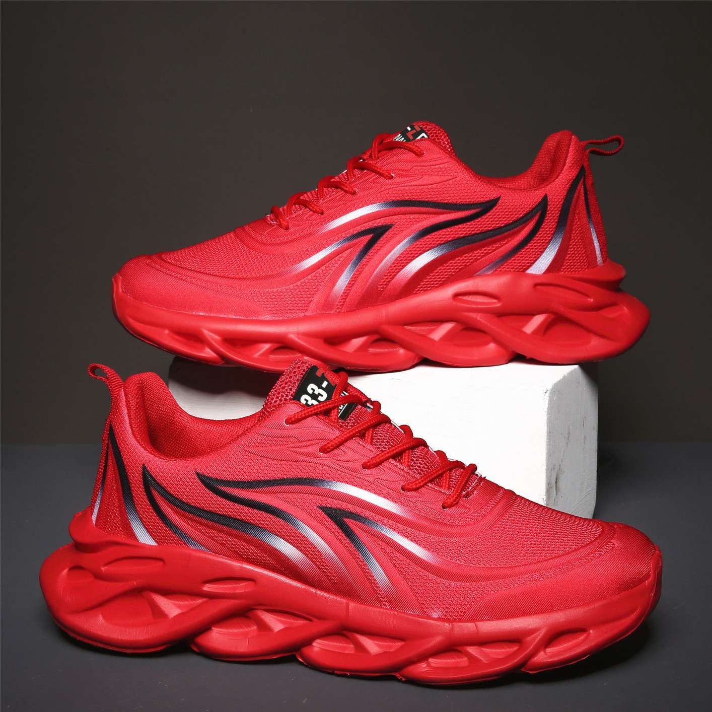 2107 Shoes Men Sneakers Running Shoes Breathable Men Footwear Trainer Fashion Male Casual Red Shoes For Men