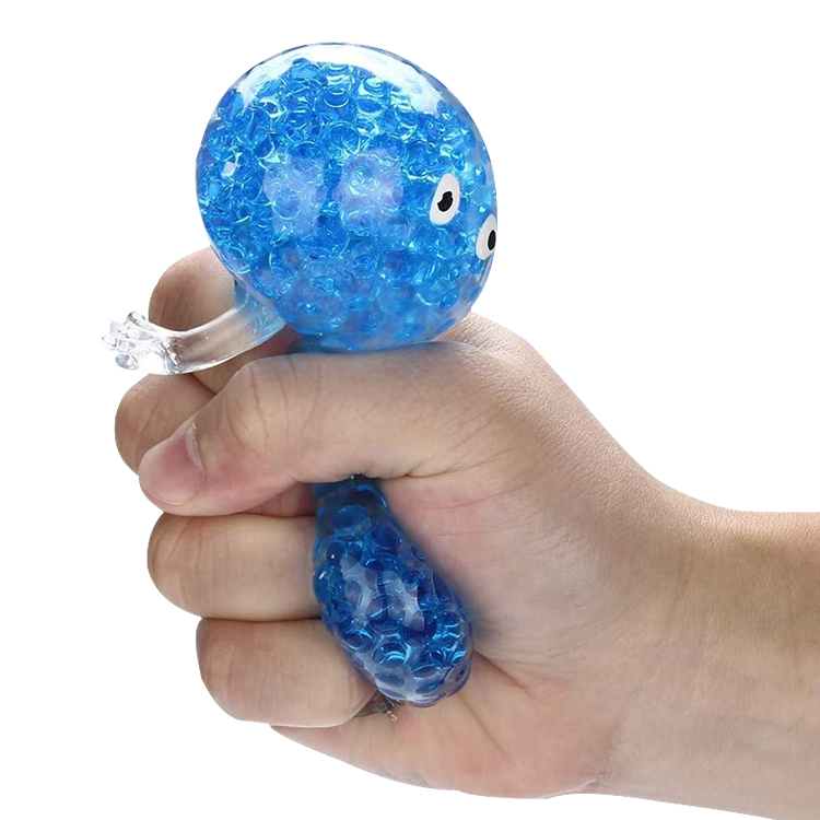 Small Cute Frog Water Bead Filled Squeeze Squishy Stress Ball Sensory Fidget Toy