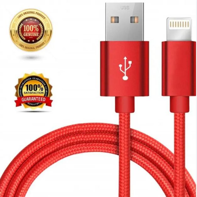 Data Cable Charging USB Cable Original Mfi Certified USB Cable For Lightning With Nylon Braided Made For iPhone/iPad/iPod
