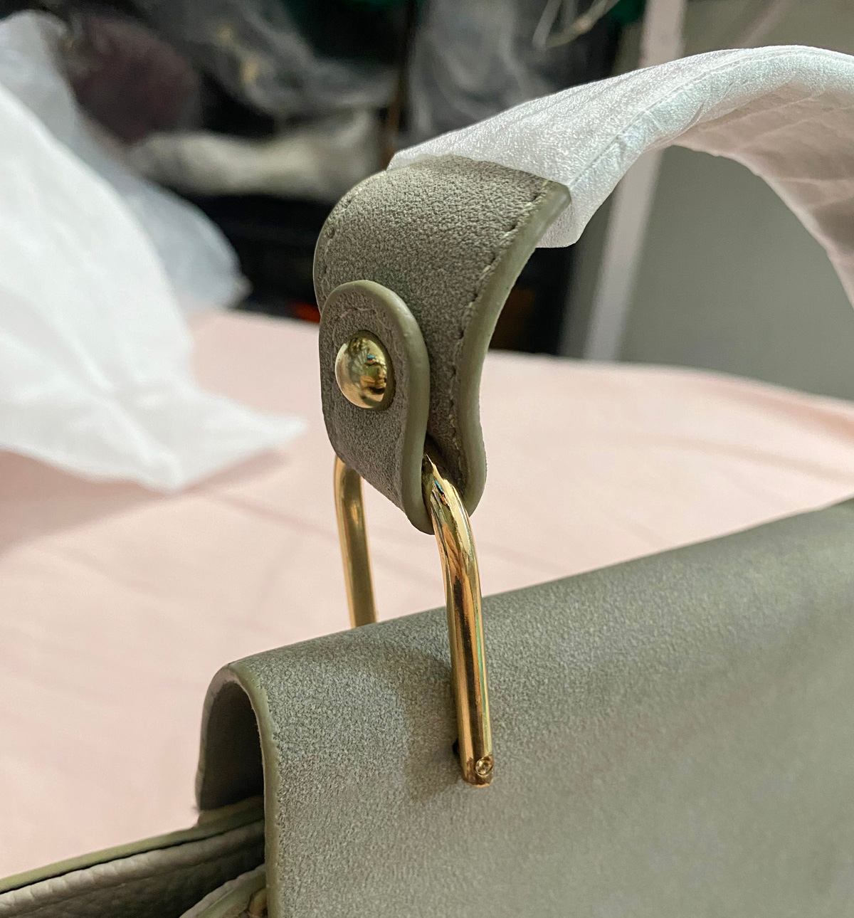 New frosted European and American retro chain crossbody small bag hand-held simple wing bag Bags