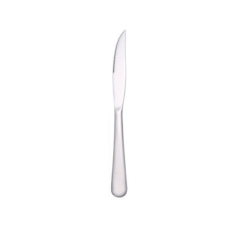 1010 Stainless Steel Steak Knives Cutlery Western Style Table Dinnerware Set Serrated Blade Tableware Dinner Knife
