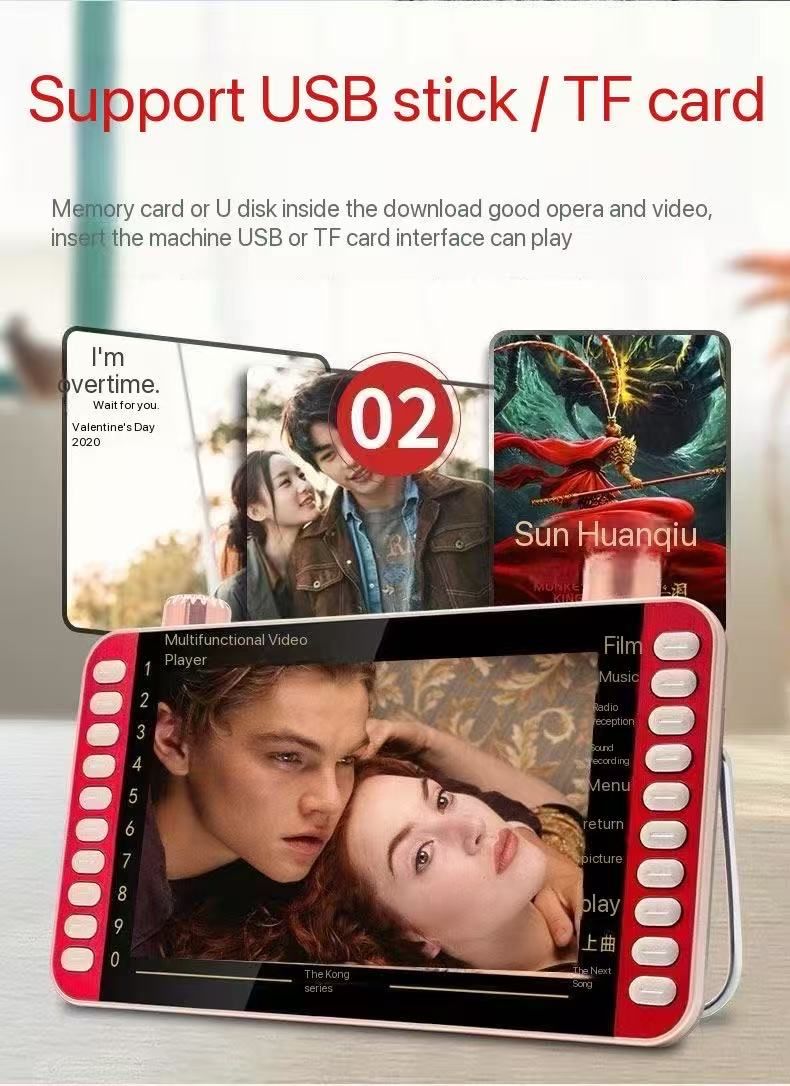 Multifunctional Video Player with Long Battery