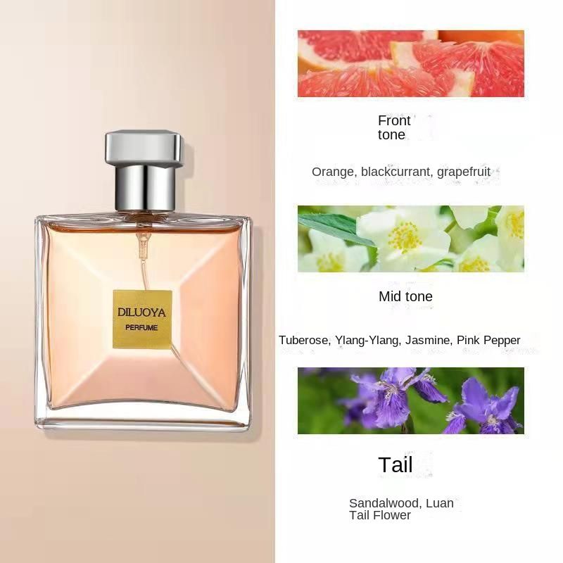 Tik Tok Live Romantic Encounter Golden Ladies Perfume is fresh and lasting.50ML