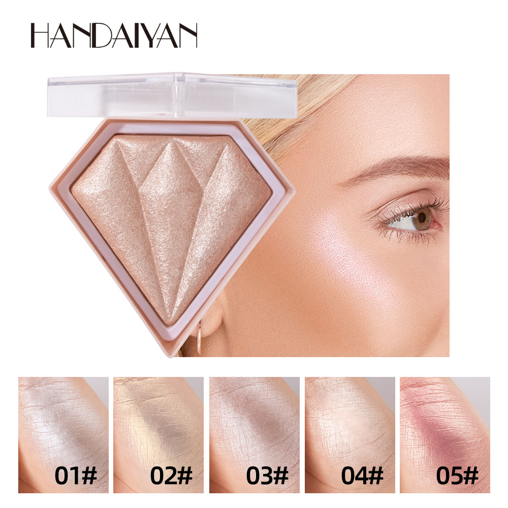 HANDAIYAN Illuminating Complexion Trimmer Shimmer Powder Nose Shadow Finishing Dimensional Highlighting Diamond Highlighter