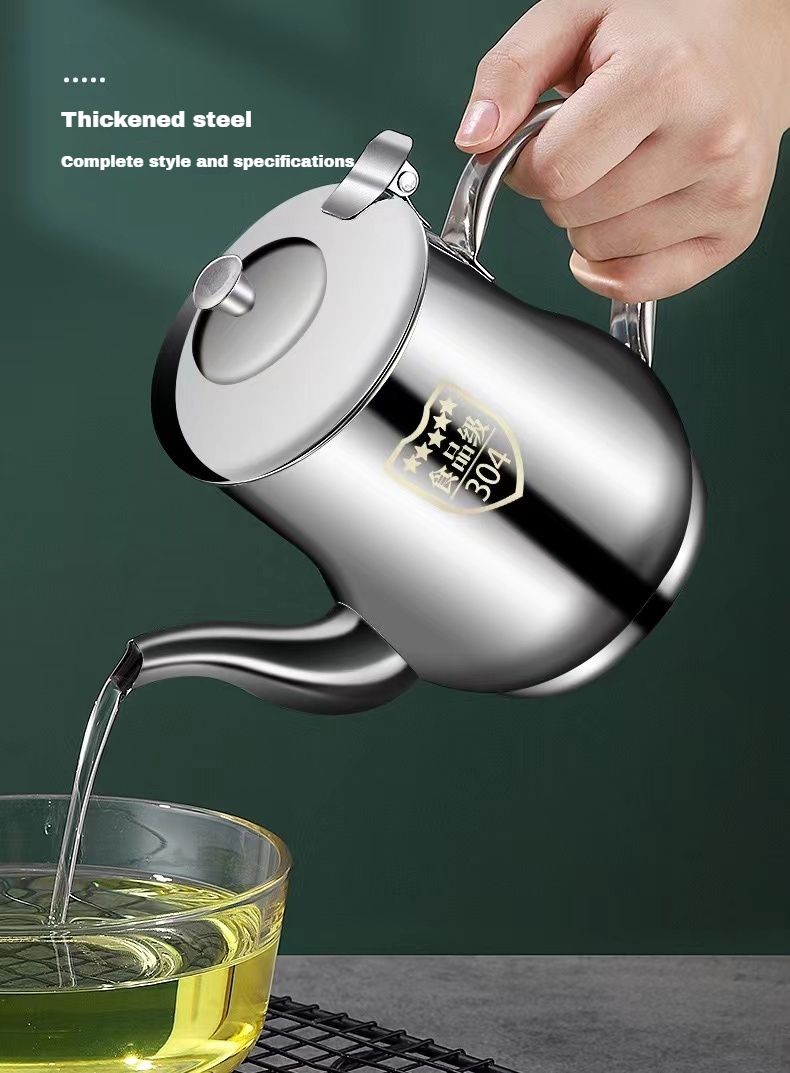 304 food grade stainless steel filter oil pot large capacity cooking oil filter