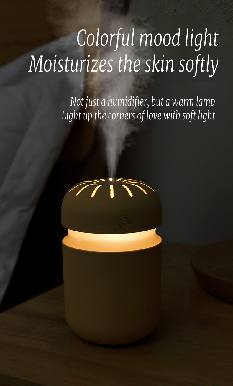 New silent desktop humidifier mini colorful atmosphere light gift aromatherapy car gift humidifier