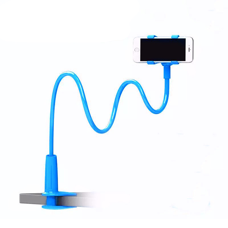 Cell Phone Holder Bed, Aluminum Alloy Adjustable Desktop Lazy Bracket, Universal Mobile Phone Clip Stand, Flexible Long Arm Rotating Mount for Bed, Office, Kitchen, iPhone, pad, Watching Movies