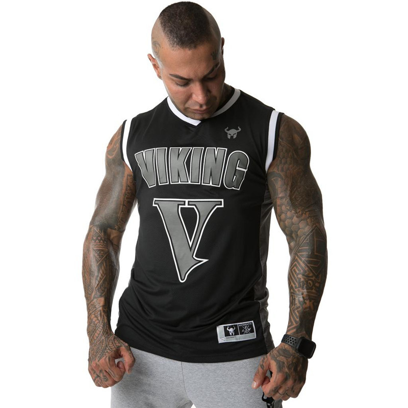 BX43 Men's Sports T-Shirts Basketball Sleeveless Sports Shirts For Men Workout Basketball Shirts For Men