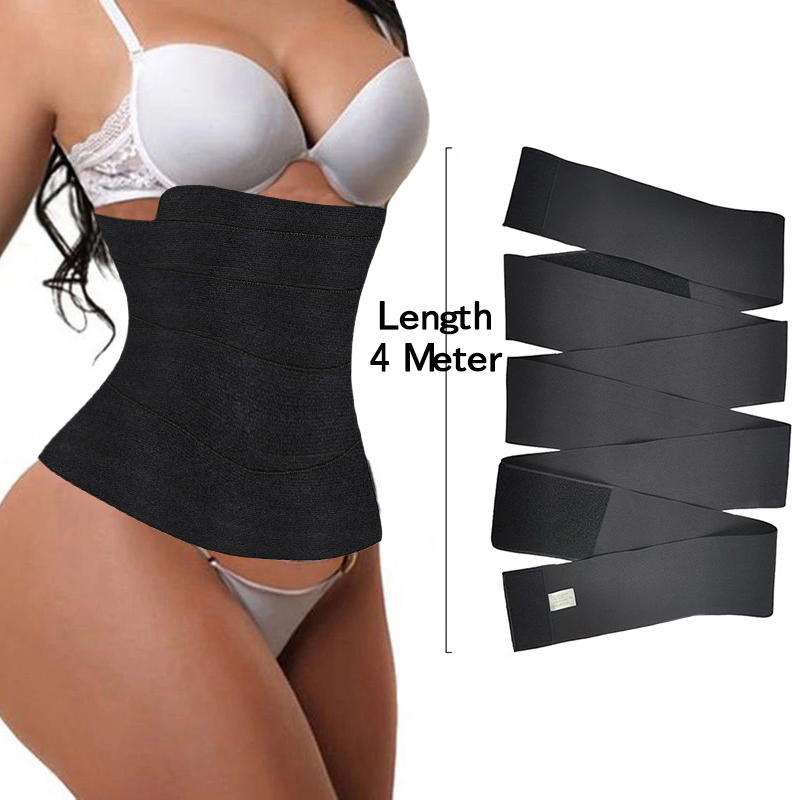 Wrap Waist Trainer Shaperwear Belt Women Slimming Tummy Belt Corset Top Stretch Bands Cincher Body Shaper Snatch Me Up