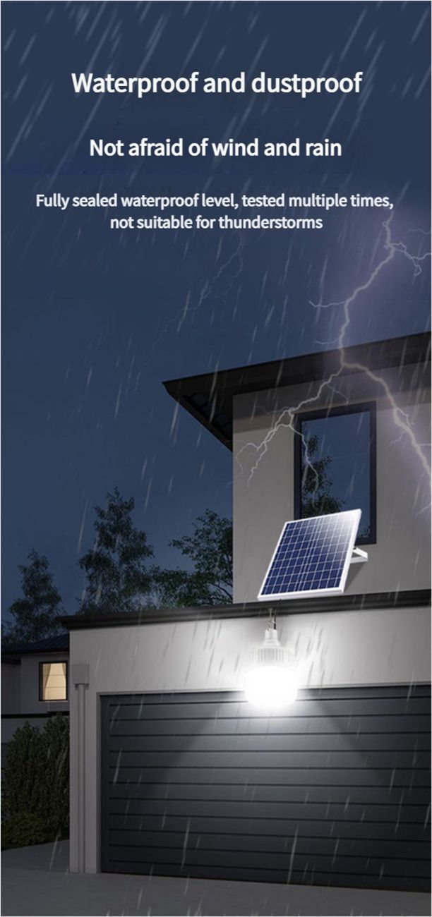 Solar-powered courtyard lights, outdoor lights, household street lights, super bright lighting, waterproof, rechargeable, one-to-two split body, motion-sensing bulbs