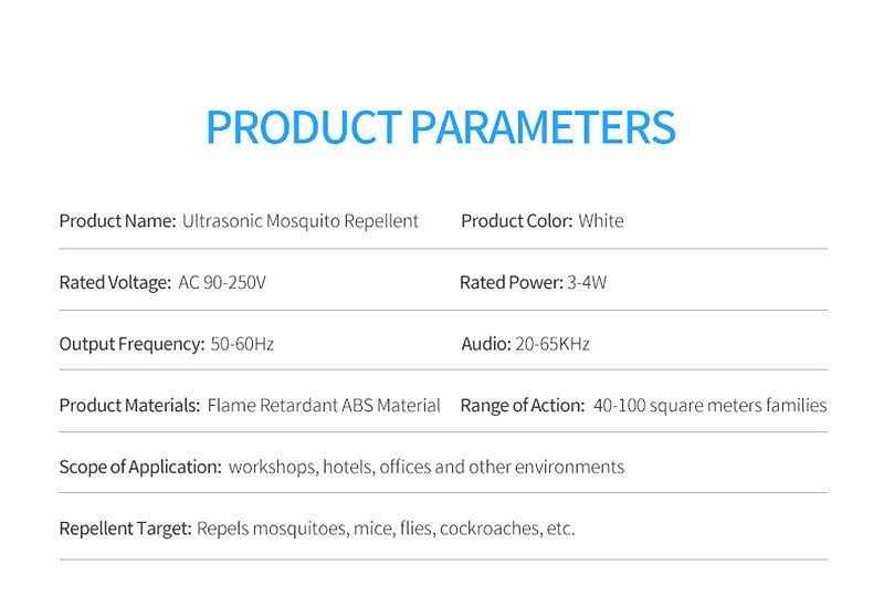 1Pcs Pest Reject Ultrasound Mouse Cockroach Repeller Device Insect Rats Spiders Mosquito Killer Pest Control Household Pest