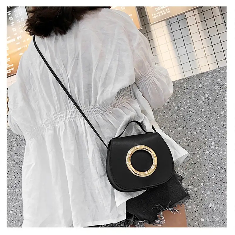 Fashion Women Lnclined Span Handbag simple PU Leather Crossbody Shoulder Tote Ladies Party Bag Cheap