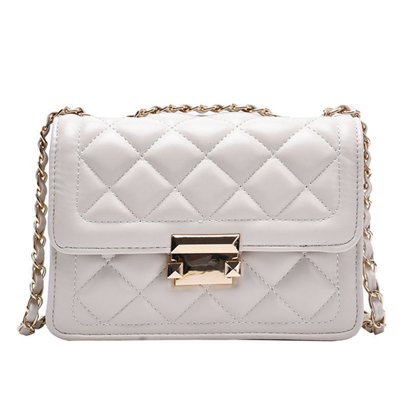 Autumn and winter advanced sense chain simple sense black niche design small CK bag female 2021 new tide diagonal slung all match