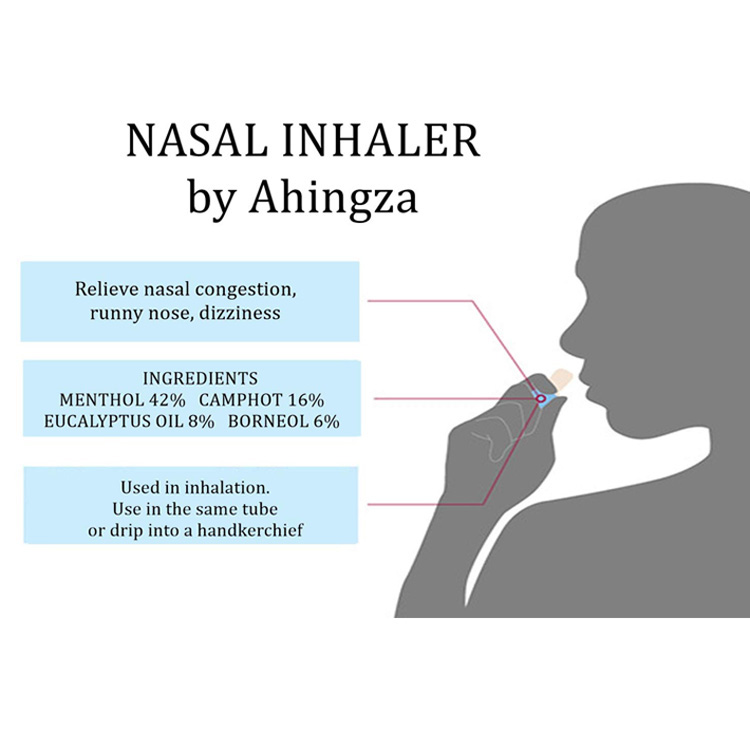 Nasal Inhaler Stick Herbal Nasal Stick For Anti-mosquito, Motion sickness and seasickness ,Cold and stuffy nose Refreshing Dizzy