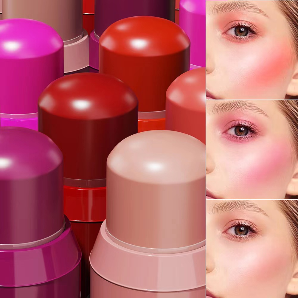 CmaaDu  Lipstick Eye shadow Powder blusher 3way  3in1 Makeup colour stick for cheeks and lips&eyeshaow Long Lasting Velvet Liquid Lipstick   Sexy Lip Tint