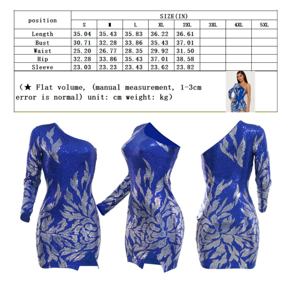 New fashion one-shoulder slim sequined hip dress with short skirt fashion sexy party bar performance skirt female lady ladies woman women