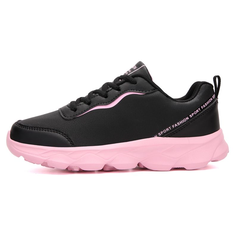 Women Fashion Leather Sneakers Ladies Platform Walking Jogging Casual Shoes Lady Leisure Footwear Female Running Shoes Sport