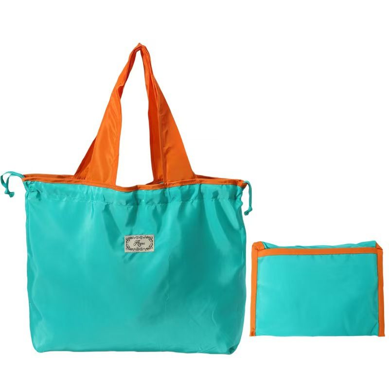 Cloud Shape Drawstring Eco Shopping Bag, Foldable Portable Handbag, Reusable Single Shoulder Tote Bag for Grocery Supermarket Daily Shopping