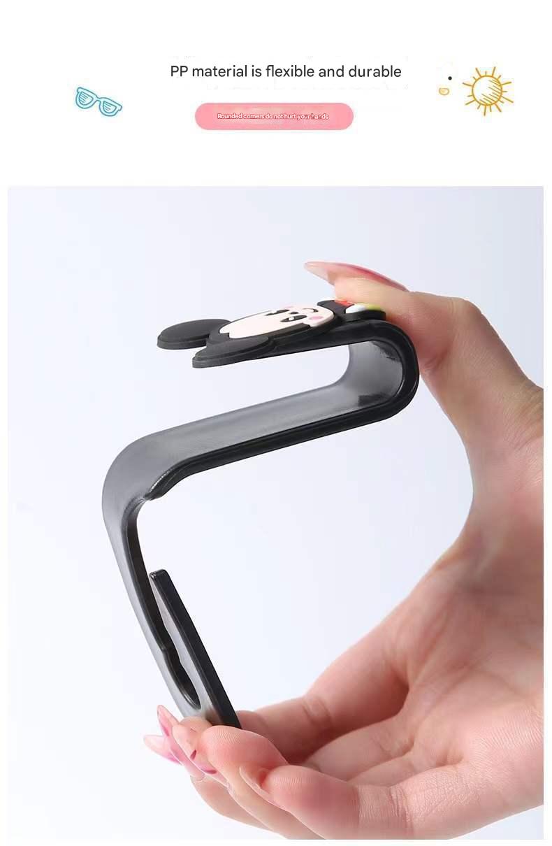 Creative cartoon cute hook, car seat multifunctional small hook, car decorative seat hook(1pcs)