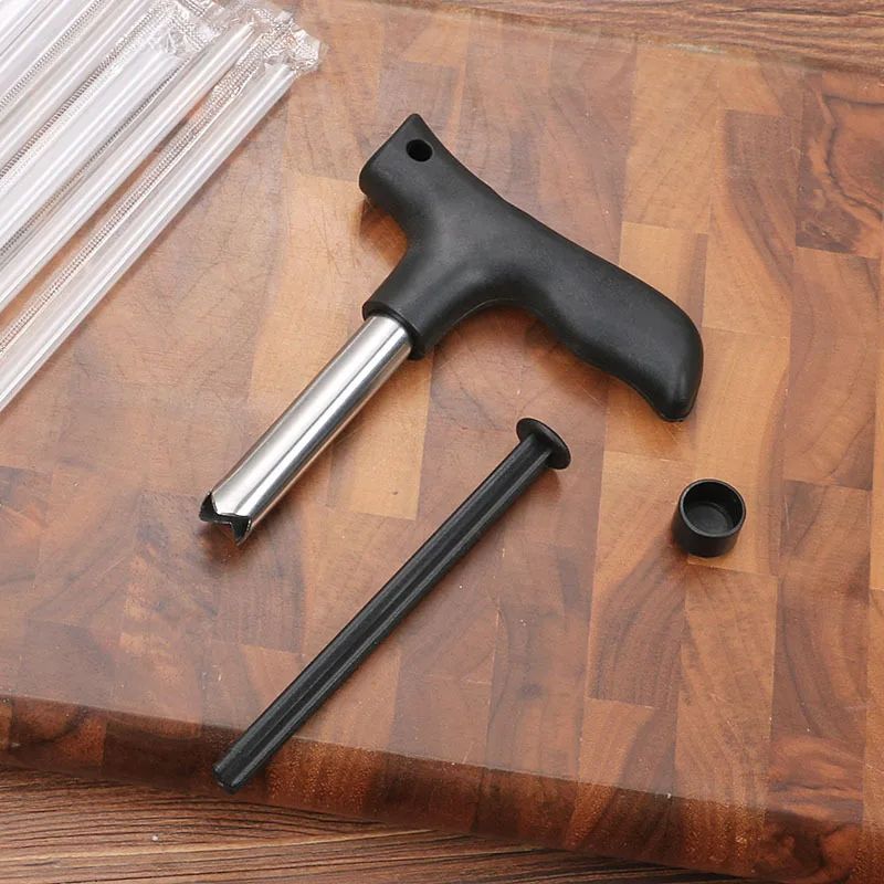 Coconut Opening Tool,Stainless Steel Punch Tap Knife Opener for Fresh Coconut Water,Easy & Convenient Straw Hole Maker