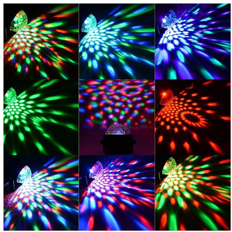 Leopard Cat Party Light, Disco Ball Party Lights Sound Activated with Remote Control, 7 Color Modes Strobe Light for Home Room Dance Birthday DJ Bar Karaoke Xmas Wedding 