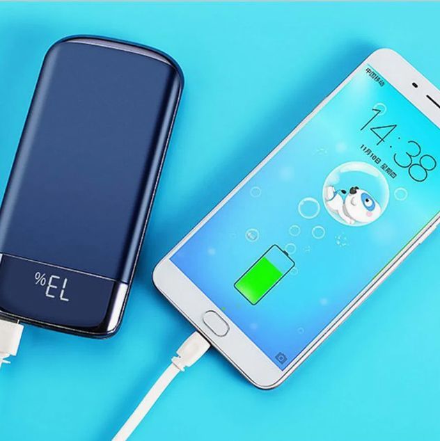2 USB Android Power Bank charging, with 5000mAh, 6000mAh, and 10000mAh capacity
