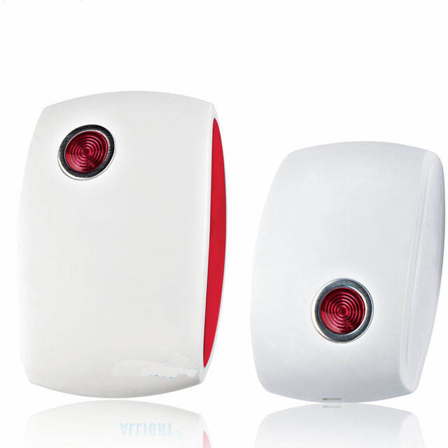 BJ-8522F(DC) Wireless Doorbell for Home, IP44 Waterproof Door Bell 100-120Meters Range 90dB Plug in Doorbell Kit for Classroom Doorbell Battery Powered with 36 Chimes & 4 Volume Levels, LED Flashing