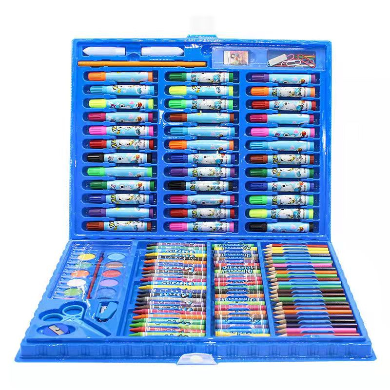Children's watercolor pen painting set ban wholesale children's primary school students learn painting with watercolor brush crayon oil painting stick.