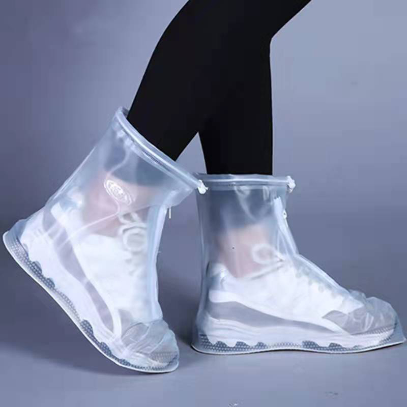 Reusable PVC Waterproof Shoe Cover, Transparent Rain and Snow Waterproof Shoe Cover, Suitable for Children, Men and Women