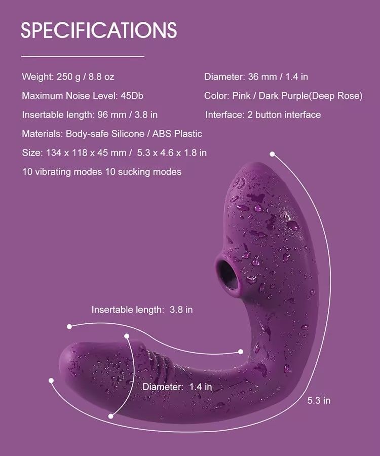 Adult Products,Sex Toys, Female Sex Toys, Female Vibrators, Female Suction Seconds, Insert Masturbation Device