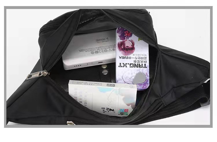 Unisex messenger bag waist bag cash register wallet, mountaineering bag, running mobile phone bag