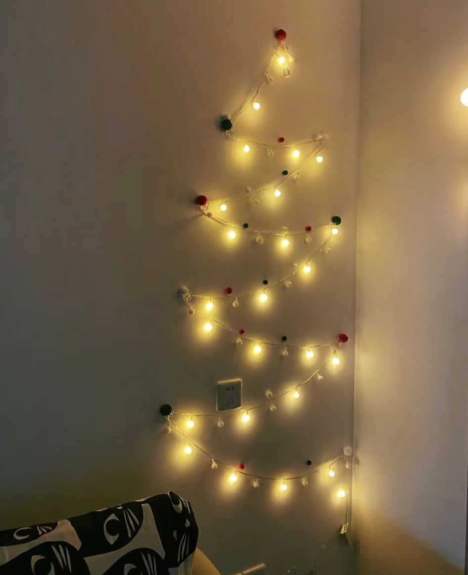 33m 20 LEDs Battery Operated String Lights LED star lights, atmosphere lights, camping lights, ball lights, Christmas birthday decorations, bedroom decorative lights.