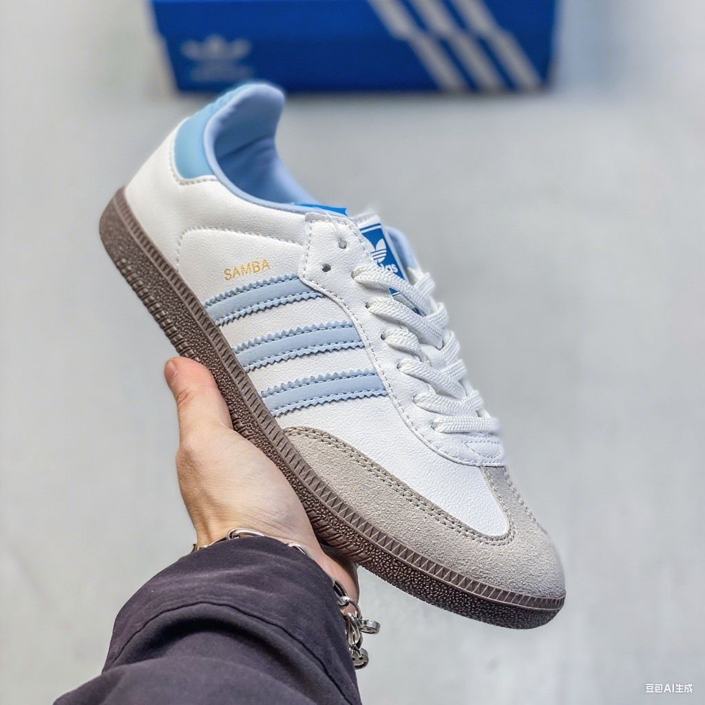 Adidas Originals Samba Classic Retro Sneakers Low - top Casual Sports Shoes for Men and Women