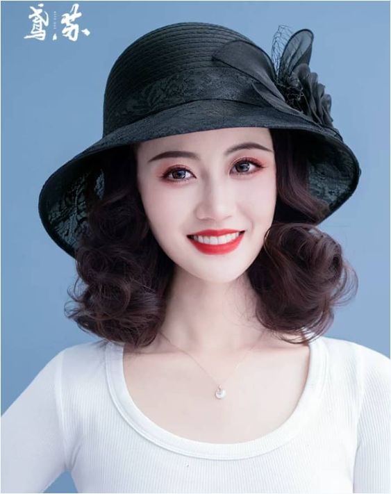 Cap with Hair Extensions for Women Heat Resistant Synthetic Adjustable Hairpiece Replacement Wigs in Hat for Girls
