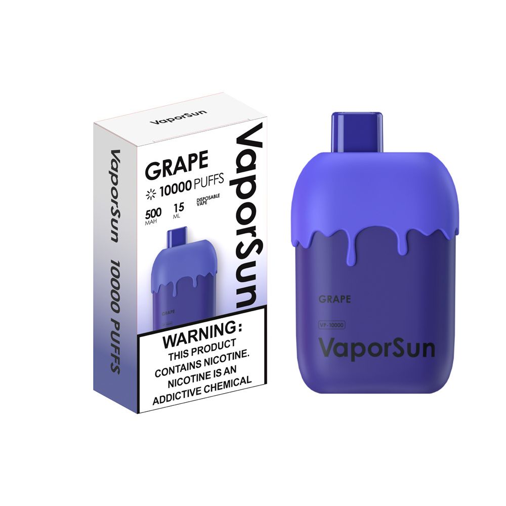 1 pcs VaporSun vp-10,000 puffs Vape Disposable e-cigarette Puffs 5%or2%10000 puffs