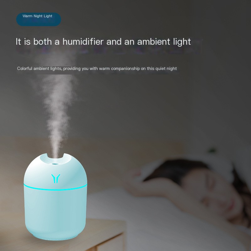 250ML Mini Air Humidifier USB Car Purifier With LED Lamp