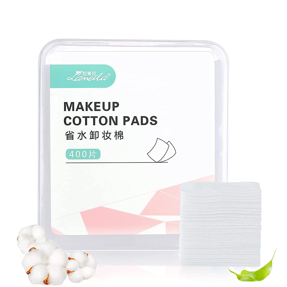 Ultra Thin Makeup Remover Cotton Pads for Face,Lint Free Nail Wipes,Nail Polish Remover Pads,Facial Eye＆Lip Makeup Remvoral Pads for Cleaning and Skin Care