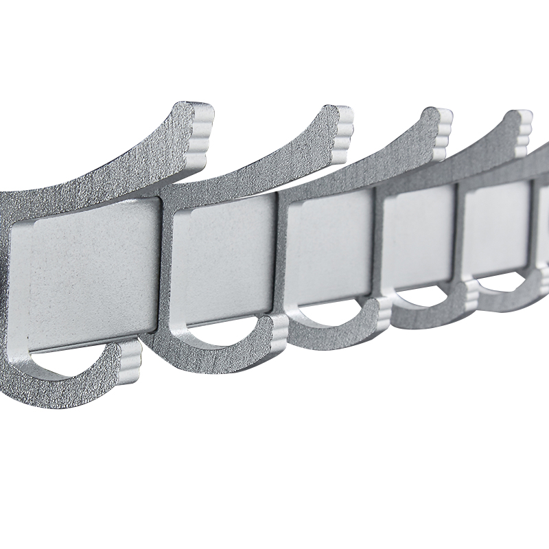 Bathroom family Aluminum Rack Kitchen Bedroom Wall Mounted Over the Door Clothes Holder Hooks