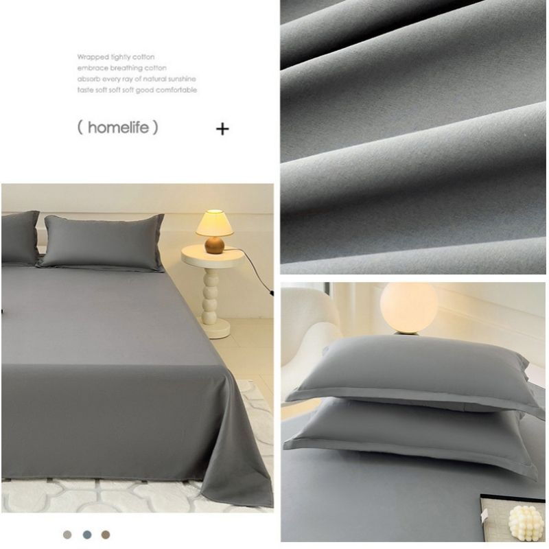 120*230cm ,150*230cm,180*230cm,220*230cm,230*250cm,Bed Sheet pillowcase Aloe vera cotton, washed cotton, bed sheets, plain brushed wool CRRSHOP 48*74cm pillow case free shipping