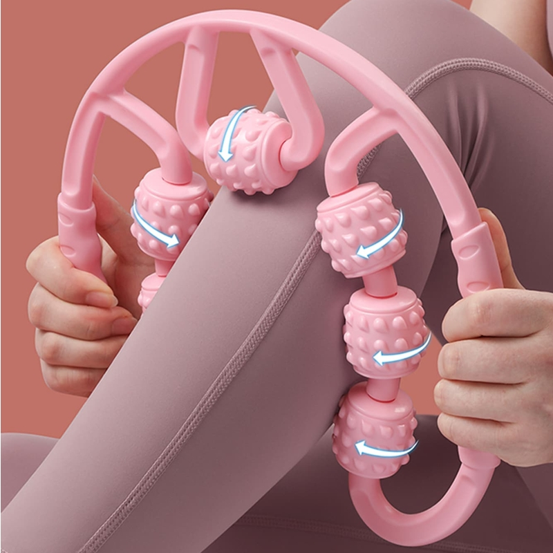 QL-02 Massage Roller for Legs Thigh Neck Arm Deep Tissue, Foam Roller Fascia Equipment Muscle Pain Relief, Fit Roller Pro Cellulite