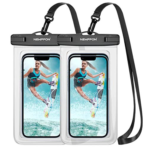 Large waterproof mobile phone bag mobile phone waterproof case swimming hanging neck mobile phone bag touch screen lanyard mobile phone bag universal waterproof dry bag suitable for iPhone 15 14 13 12 Pro Max Plus, Samsung Galaxy Note S23 Ultra underwater mobile phone case, can be used as beach pool waterproof