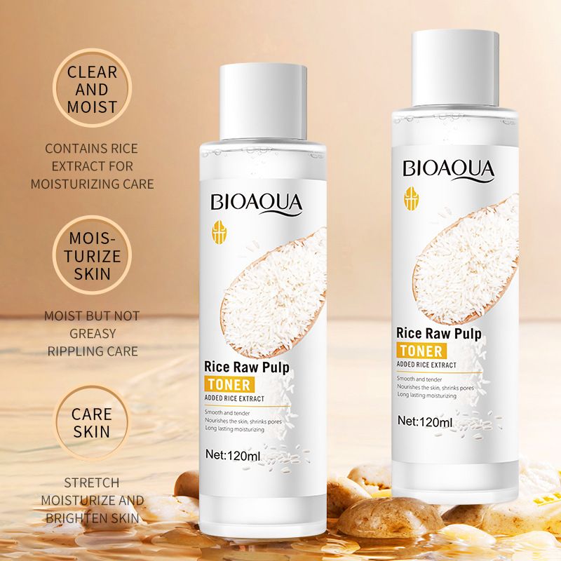 Rice Raw Pulp TONER, moisturizing and skin care toner