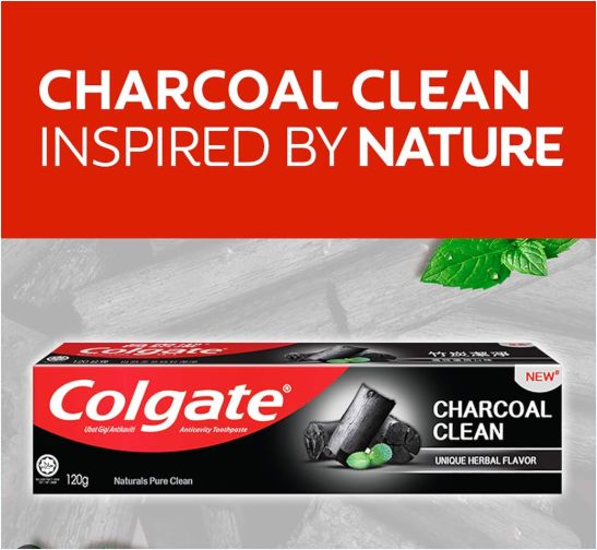 COLGATE CHARCOAL FLUORIDE TOOTHPASTE 