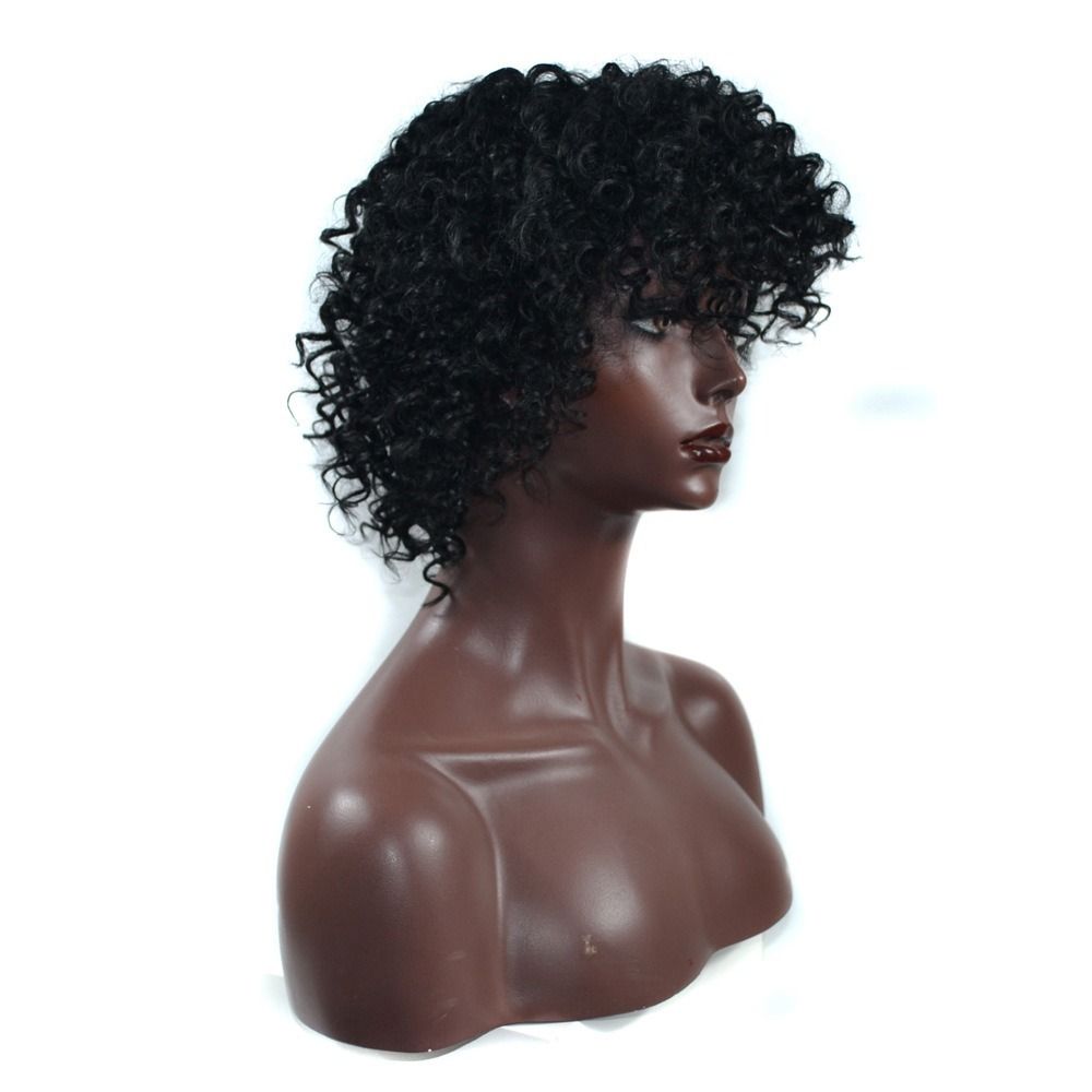 TopKiss Sexy Small Curls Wig for Women, Wish Synthetic Hair Head Cover Local