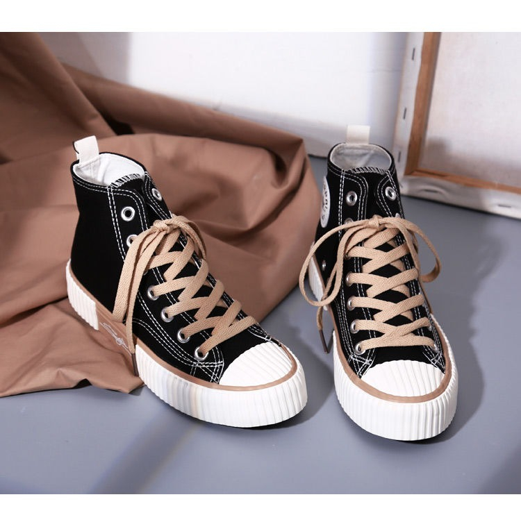 New Products, Ladies Shoes, Casual Shoes, High-top Canvas Shoes