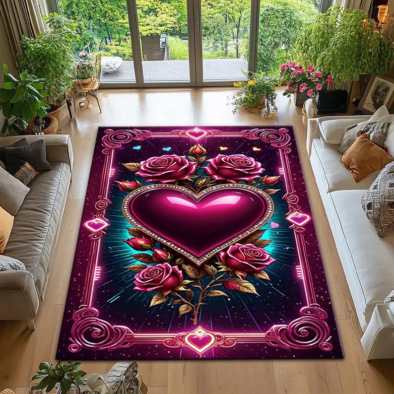 40*60cm ，50*80cm，60*90cm Butterfly flower carpet, crystal velvet carpet CRRSHOP living room and bedroom decorative carpet, thickened corridor floor mat 3D printed carpet