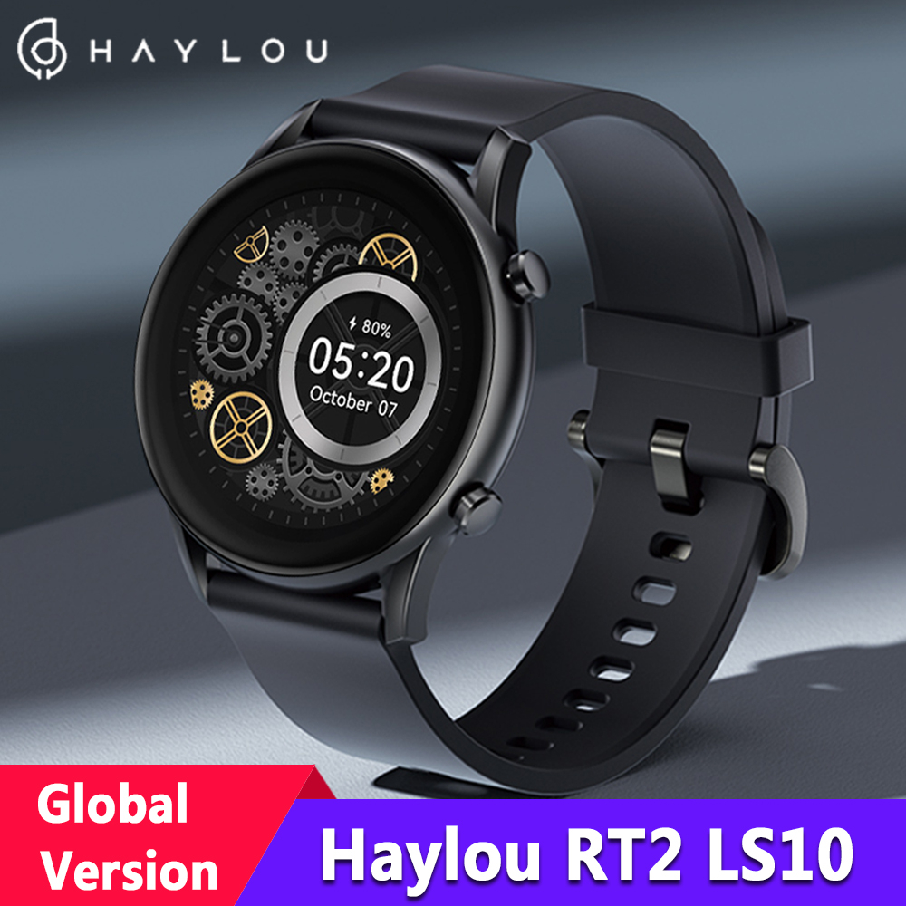 HAYLOU RT2 LS10 Smart Watch Men Custom Watch Face Sleep Heart Rate SpO2 Monitor IP68 Waterproof Sport Smartwatch for Android iOS